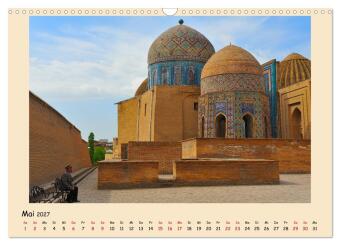 Usbekistan, Perlen der Seidenstraße (Wandkalender 2027 DIN A3 quer), CALVENDO Monatskalender
