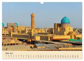Usbekistan, Perlen der Seidenstraße (Wandkalender 2027 DIN A3 quer), CALVENDO Monatskalender