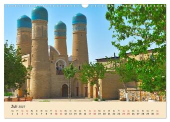 Usbekistan, Perlen der Seidenstraße (Wandkalender 2027 DIN A3 quer), CALVENDO Monatskalender