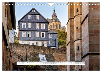 Mein historisches Marburg (Wandkalender 2027 DIN A4 quer), CALVENDO Monatskalender