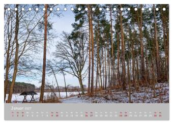 Biosphärenreservat Schorfhede-Chorin (Tischkalender 2027 DIN A5 quer), CALVENDO Monatskalender