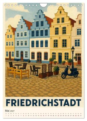 Norddeutsche Kleinode - City Poster (Wandkalender 2027 DIN A4 hoch), CALVENDO Monatskalender