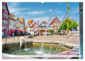 Seligenstadt - Die Stadt mit Geschichte und Flair (hochwertiger Premium Wandkalender 2027 DIN A2 quer), Kunstdruck in Hochglanz