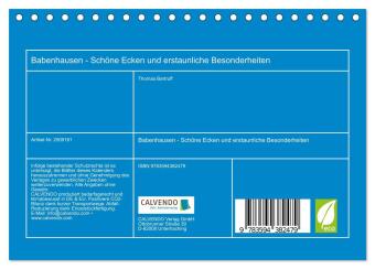 Babenhausen - Schöne Ecken und erstaunliche Besonderheiten (Tischkalender 2027 DIN A5 quer), CALVENDO Monatskalender