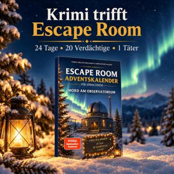 Escape Room Adventskalender für Erwachsene: Mord am Observatorium