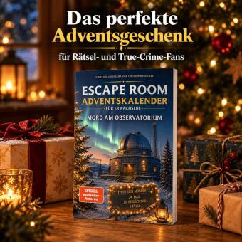 Escape Room Adventskalender für Erwachsene: Mord am Observatorium