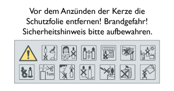 Stumpenkerze - Schutzengel