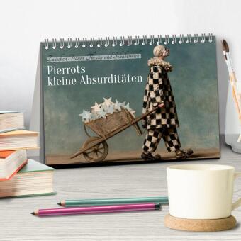 Pierrots kleine Absurditäten (Tischkalender 2027 DIN A5 quer), CALVENDO Monatskalender