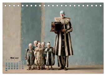 Pierrots kleine Absurditäten (Tischkalender 2027 DIN A5 quer), CALVENDO Monatskalender