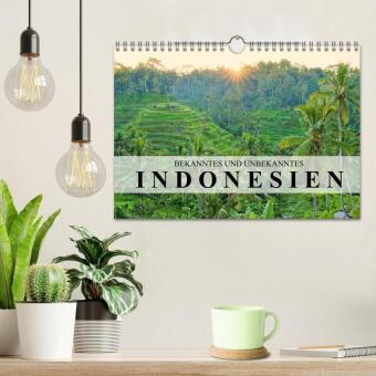Bekanntes und Unbekanntes Indonesien (Wandkalender 2027 DIN A4 quer), CALVENDO Monatskalender