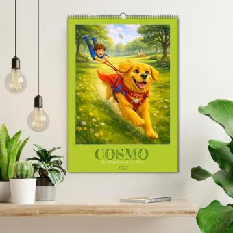 COSMO - Der Alltagsheld auf vier Pfoten (Wandkalender 2027 DIN A2 hoch), CALVENDO Monatskalender