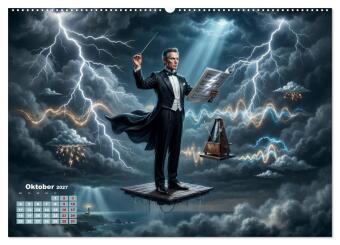 Das Amt für unmögliche Tätigkeiten (hochwertiger Premium Wandkalender 2027 DIN A2 quer), Kunstdruck in Hochglanz