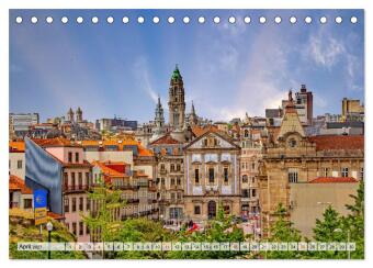 Am Jakobsweg in Portugal (Tischkalender 2027 DIN A5 quer), CALVENDO Monatskalender