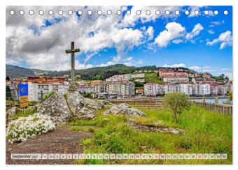 Am Jakobsweg in Portugal (Tischkalender 2027 DIN A5 quer), CALVENDO Monatskalender