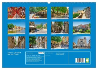 Girona - Die Stadt der vier Flüsse (hochwertiger Premium Wandkalender 2027 DIN A2 quer), Kunstdruck in Hochglanz