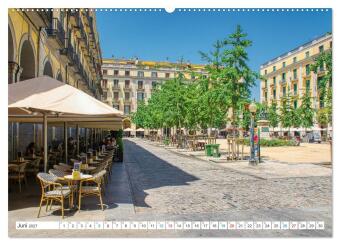 Girona - Die Stadt der vier Flüsse (hochwertiger Premium Wandkalender 2027 DIN A2 quer), Kunstdruck in Hochglanz