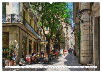 Girona - Die Stadt der vier Flüsse (hochwertiger Premium Wandkalender 2027 DIN A2 quer), Kunstdruck in Hochglanz
