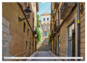 Girona - Die Stadt der vier Flüsse (hochwertiger Premium Wandkalender 2027 DIN A2 quer), Kunstdruck in Hochglanz