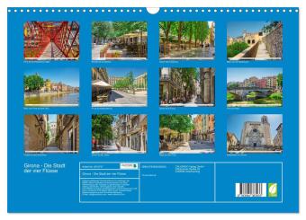 Girona - Die Stadt der vier Flüsse (Wandkalender 2027 DIN A3 quer), CALVENDO Monatskalender