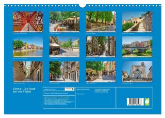 Girona - Die Stadt der vier Flüsse (Wandkalender 2027 DIN A3 quer), CALVENDO Monatskalender