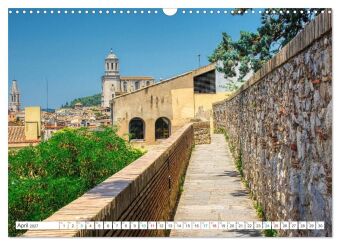 Girona - Die Stadt der vier Flüsse (Wandkalender 2027 DIN A3 quer), CALVENDO Monatskalender