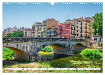 Girona - Die Stadt der vier Flüsse (Wandkalender 2027 DIN A3 quer), CALVENDO Monatskalender