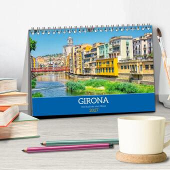 Girona - Die Stadt der vier Flüsse (Tischkalender 2027 DIN A5 quer), CALVENDO Monatskalender