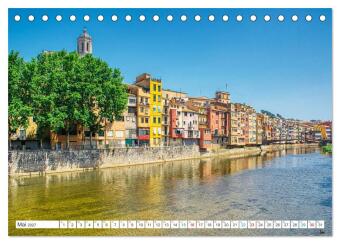 Girona - Die Stadt der vier Flüsse (Tischkalender 2027 DIN A5 quer), CALVENDO Monatskalender