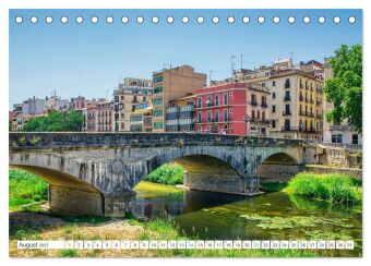 Girona - Die Stadt der vier Flüsse (Tischkalender 2027 DIN A5 quer), CALVENDO Monatskalender