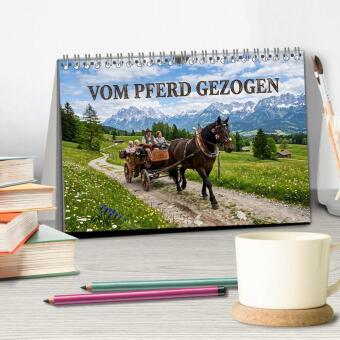 Vom Pferd gezogen (Tischkalender 2027 DIN A5 quer), CALVENDO Monatskalender