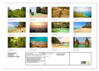 Südostasien - Thailand, Philippinen, Bali (Wandkalender 2027 DIN A2 quer), CALVENDO Monatskalender