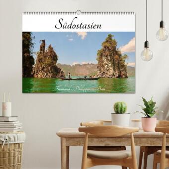 Südostasien - Thailand, Philippinen, Bali (Wandkalender 2027 DIN A2 quer), CALVENDO Monatskalender