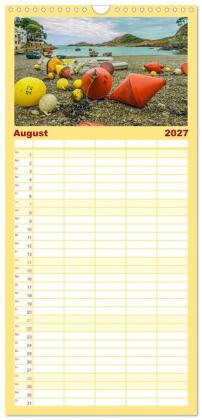 Familienplaner 2027 - Spanische Provinzen - Asturien mit 5 Spalten (Wandkalender, 21 x 45 cm) CALVENDO