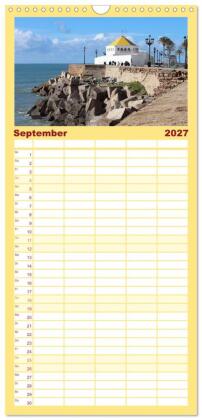 Familienplaner 2027 - Spanische Provinzen - Cadiz mit 5 Spalten (Wandkalender, 21 x 45 cm) CALVENDO