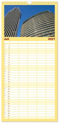 Familienplaner 2027 - Spanische Provinzen - Alicante mit 5 Spalten (Wandkalender, 21 x 45 cm) CALVENDO
