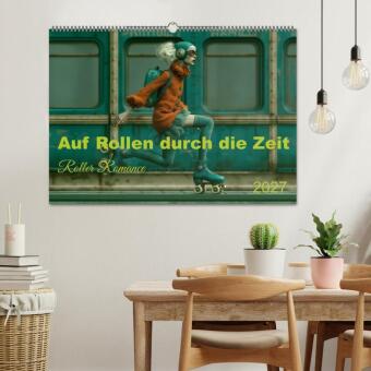 Auf Rollen durch die Zeit (Wandkalender 2027 DIN A2 quer), CALVENDO Monatskalender