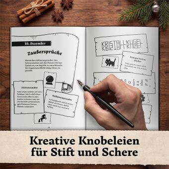 Das geheimnisvolle Rätsel-Adventskalender-Buch für Potter-Fans - Der inoffizielle Weihnachts-Countdown