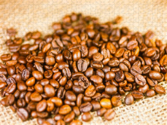 CALVENDO Puzzle Kaffeebohnen | 500 Teile Lege-Größe 48 × 36 cm Foto-Puzzle für Erwachsene