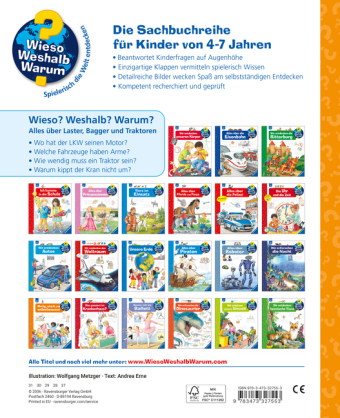 Wieso? Weshalb? Warum? Band 38 - Alles über Laster, Bagger und Traktoren