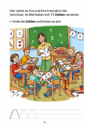 Vorschule Übungsheft ab 5 Jahre für Junge und Mädchen - Schulreife fördern