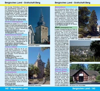 Bergischen Land Reiseführer - Sehenswertes im Bergischen Land