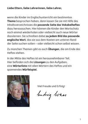 Mein buntes Vokabelheft. Englisch 3./4. Klasse, A5-Heft