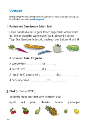 Mein buntes Vokabelheft. Englisch 3./4. Klasse, A5-Heft