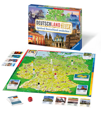 Deutschlandreise - Gesellschaftsspiel & Brettspiel ab 8 Jahre