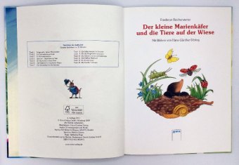Der kleine Marienkäfer und die Tiere auf der Wiese