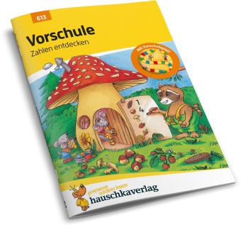 Vorschule Übungsheft ab 5 Jahre für Junge und Mädchen - Zahlen entdecken. A5-Heft