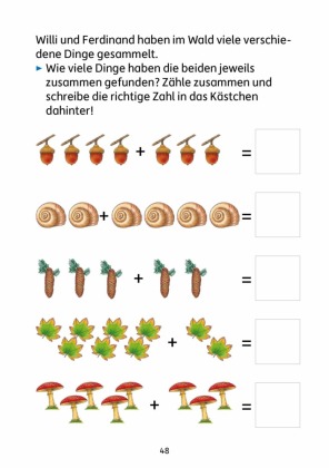 Vorschule Übungsheft ab 5 Jahre für Junge und Mädchen - Zahlen entdecken. A5-Heft