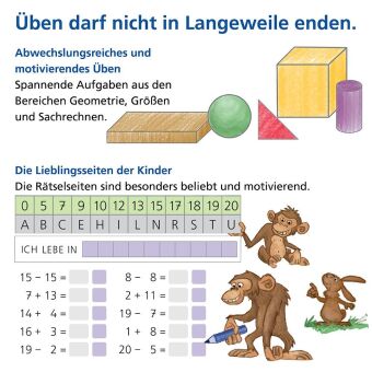 Das Übungsheft Mathematik Klasse 1 - Überarbeitete Neuauflage