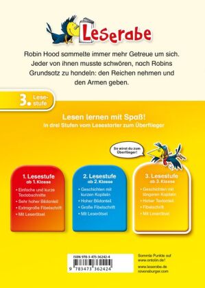 Leserabe 3. Lesestufe - Robin Hood, König der Wälder