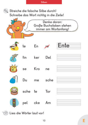 Deutsch 1. Klasse Übungsheft - Besser lesen